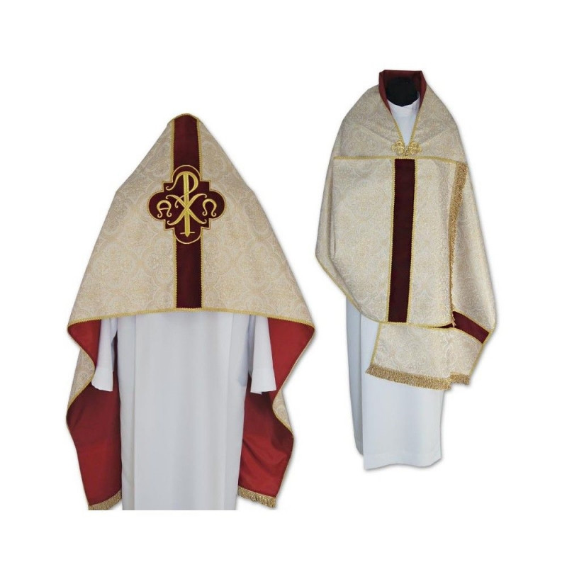 Liturgical veil PX brocade light gold - Best Catholic Shop