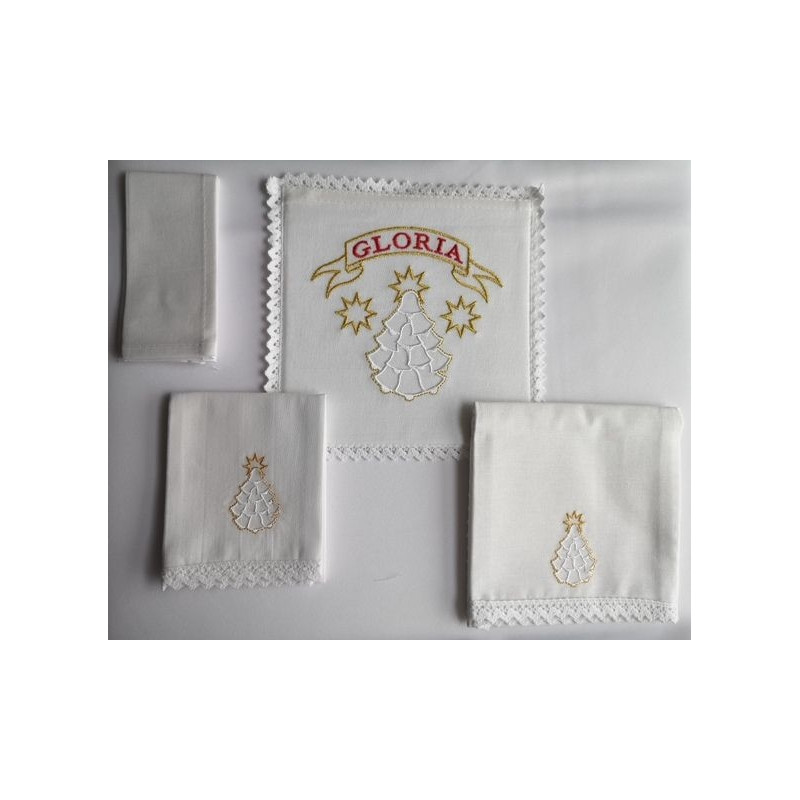 Chalice linen set Christmas (11) - Best Catholic Shop