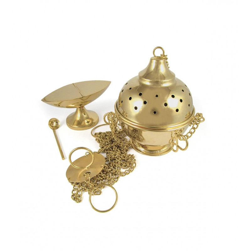 Set of thurible, boat, spoon (A6) - Best Catholic Shop