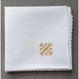 Corporal embroidered in 4 corners - Jerusalem Cross