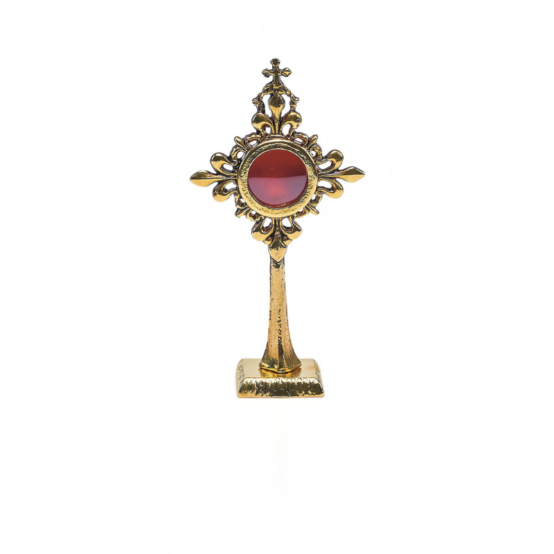 Bronze reliquary, gold-plated 19.5 cm (7.68 in) - Best Catholic Shop