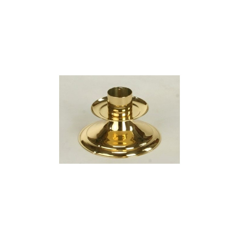Brass candlestick - 9 cm (3) - Best Catholic Shop