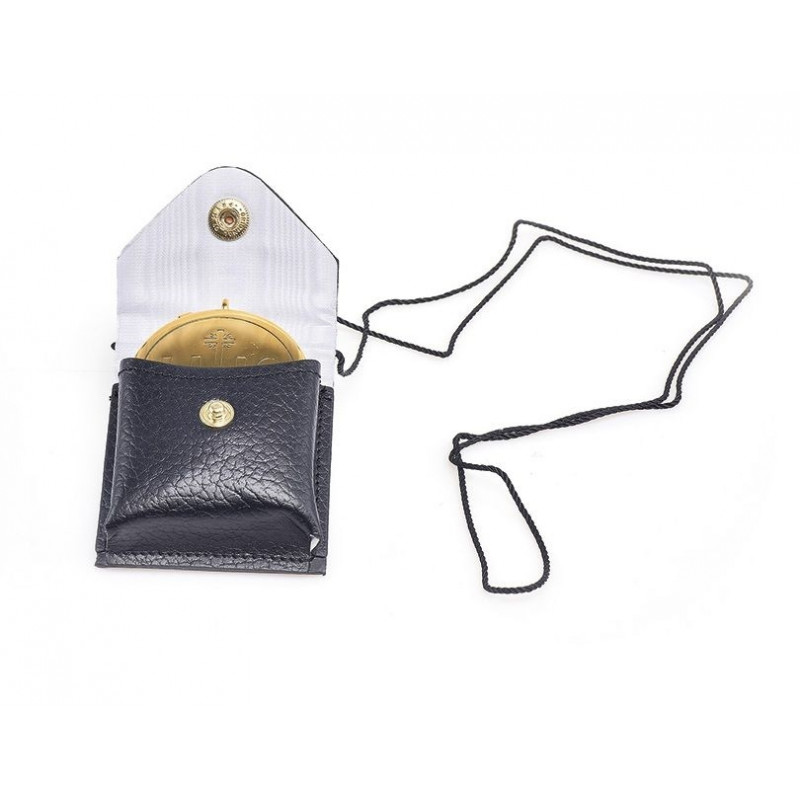 Church pyx gold-plated IHS ciborium in case (13) - Best Catholic Shop