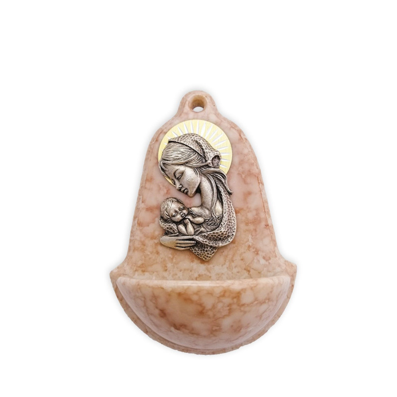 Home church font of MB with the Child - Best Catholic Shop