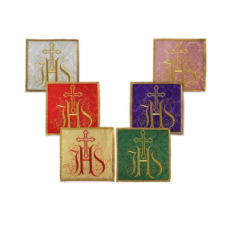 Embroidered chalice palls set of 6 pieces - Best Catholic Shop