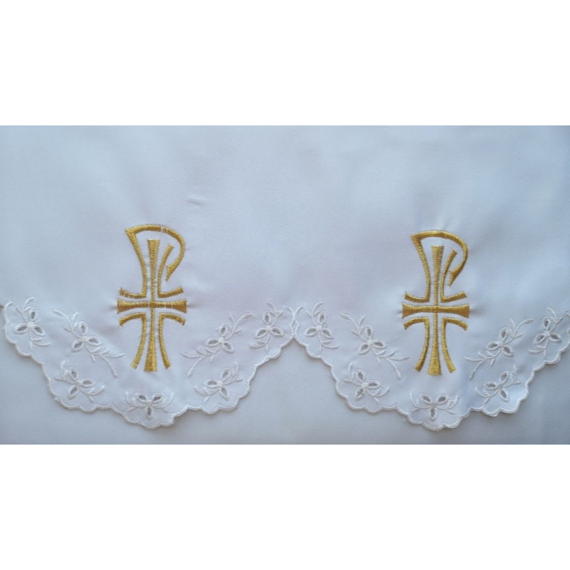 Embroidered altar cloth - Eucharistic design (177) - Best Catholic Shop