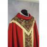 Chasuble semi gothic red - plain fabric (61) - Image 2