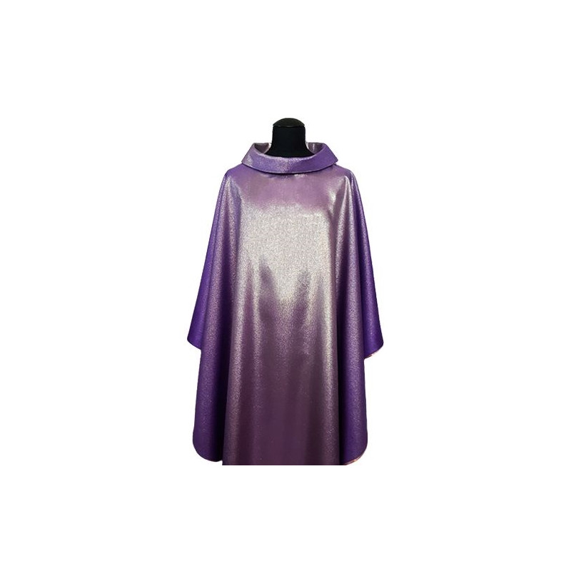 Chasuble plain purple, shiny (8) - Best Catholic Shop