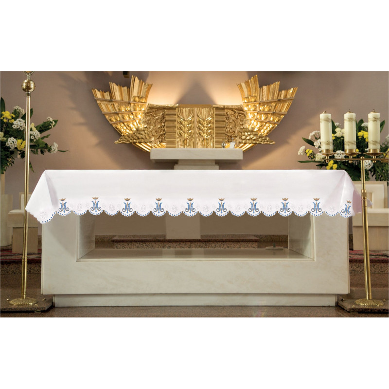 Cloth with embroidered Marian motif (155) - Best Catholic Shop