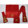 Roman velvet chasuble - Alpha and Omega (80) - Image 3