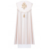 Liturgical cope embroidered IHS - ecru (36) - Image 2