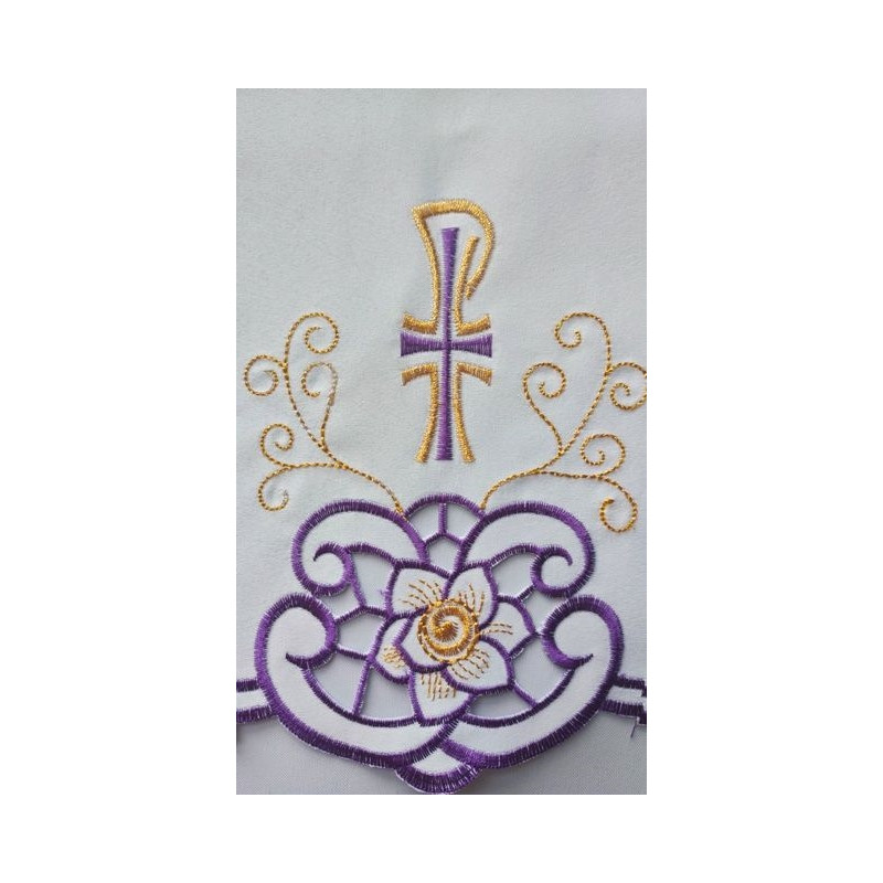 Embroidered altar cloth - Eucharistic design (221) - Best Catholic Shop