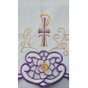 Embroidered altar cloth - Eucharistic design (221) - Image 1