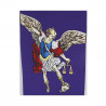 Embroidered purple stole of Archangel Michael - Image 2