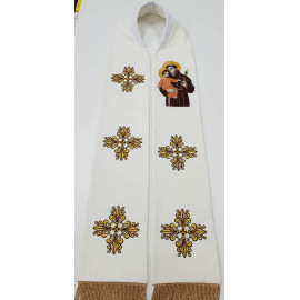 Stole with an image of St. Anthony with the Child Jesus