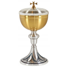 Maltese ciborium modern style 21 cm (8.3 inches)