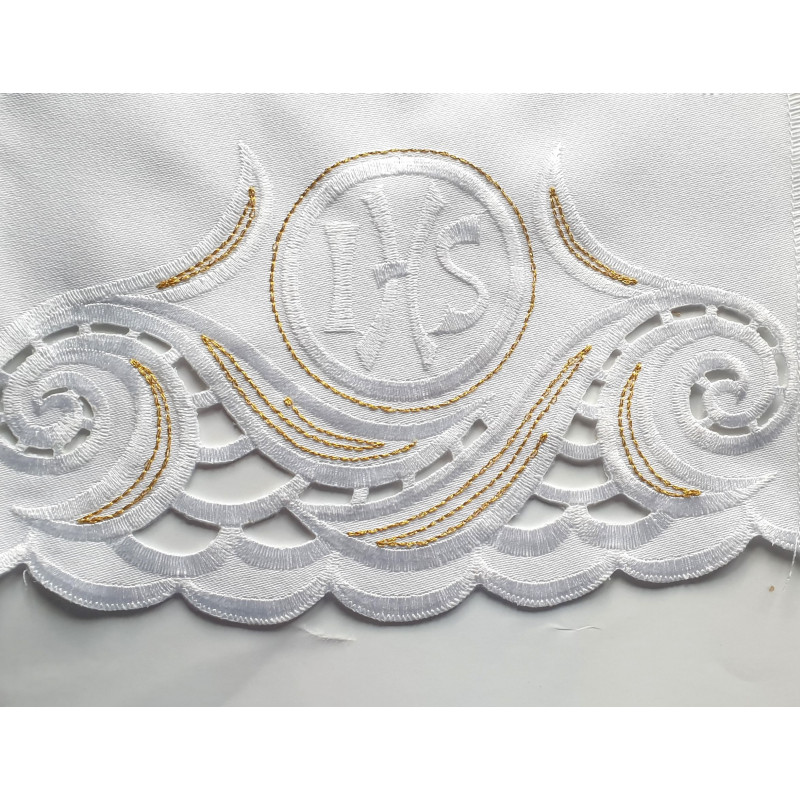 Embroidered altar cloth - Eucharistic design (152) - Best Catholic Shop