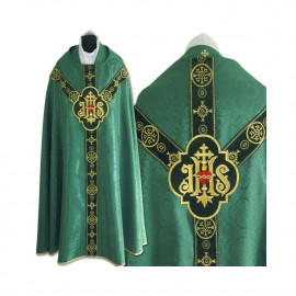 Roman green chasuble (conical)