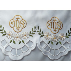 Embroidered altar cloth - Eucharistic design (143)
