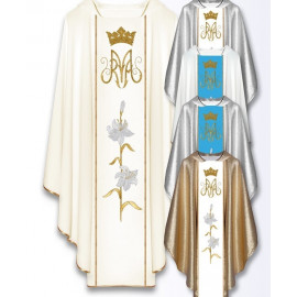Chasuble, St. Mary's embroidered belt - mix color (5)