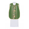 Roman chasuble embroidered IHS - liturgical colors (40) - Image 1