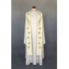 Embroidered stole for concelebration - liturgical colors, rich embroidery (1) - Image 1