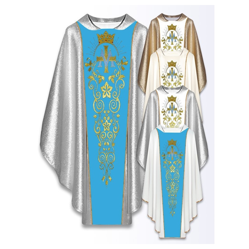 Marian chasuble embroidered belt - mix colors  (17) - Best Catholic Shop