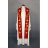 Embroidered stole for concelebration - liturgical colors, rich embroidery (1) - Image 3