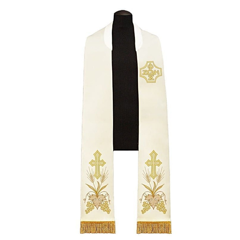 Embroidered stole Light of Life (FOS ZOE) - Best Catholic Shop