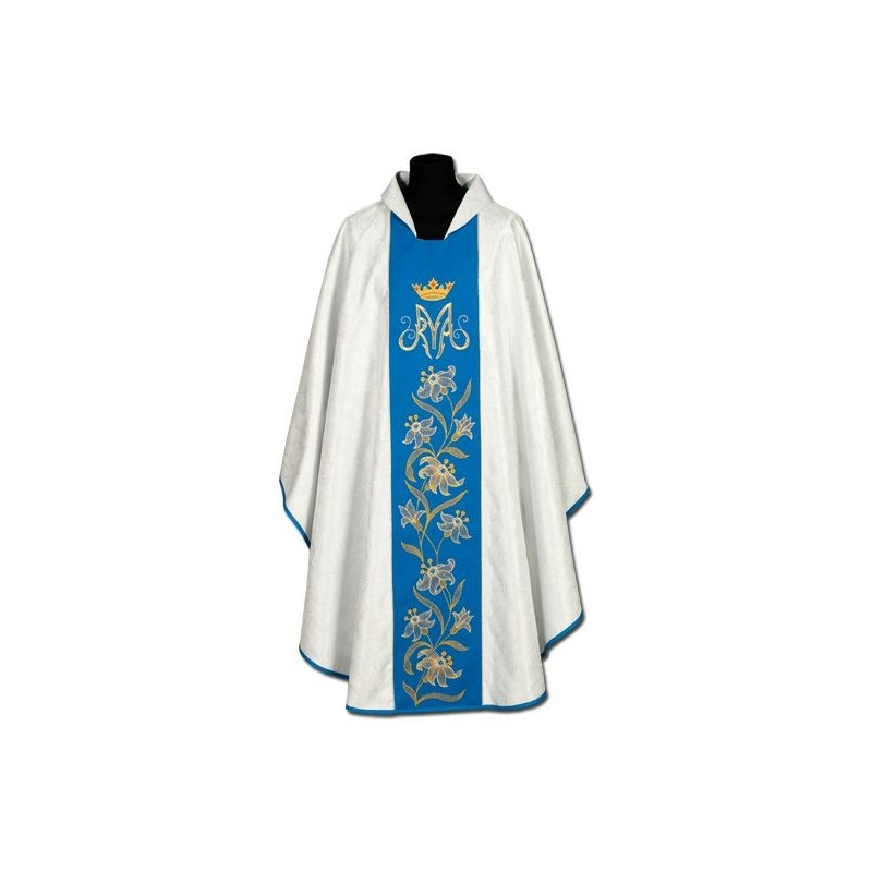 Marian chasuble embroidered belt - damask (22) - Best Catholic Shop