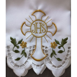 Embroidered altar cloth - Eucharistic design (135)