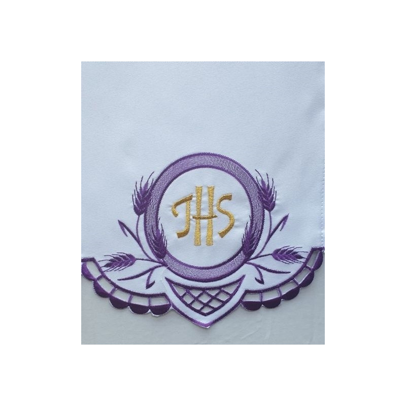 Embroidered altar cloth - Eucharistic design (203) - Best Catholic Shop