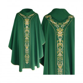 Semi-Gothic chasuble - green (52)
