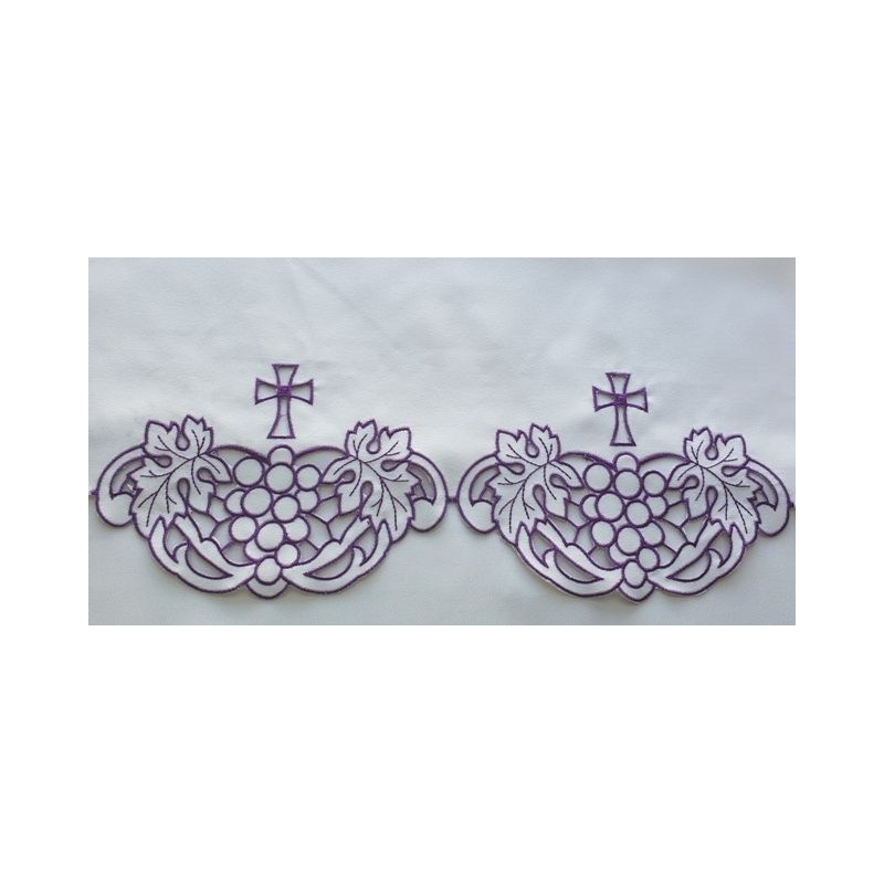 Embroidered altar cloth - Eucharistic design (192) - Best Catholic Shop