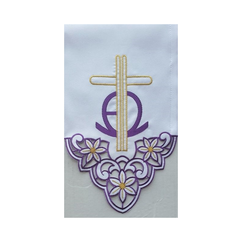 Embroidered altar cloth - Eucharistic design (208) - Best Catholic Shop