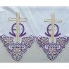Embroidered altar cloth - Eucharistic design (208) - Image 2