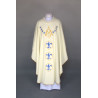 Marian chasuble embroidered - ecru (27) - Image 1
