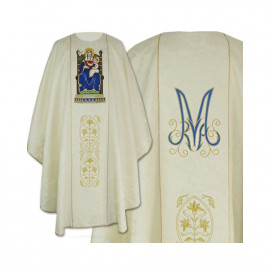 Marian chasuble Gothic (28)