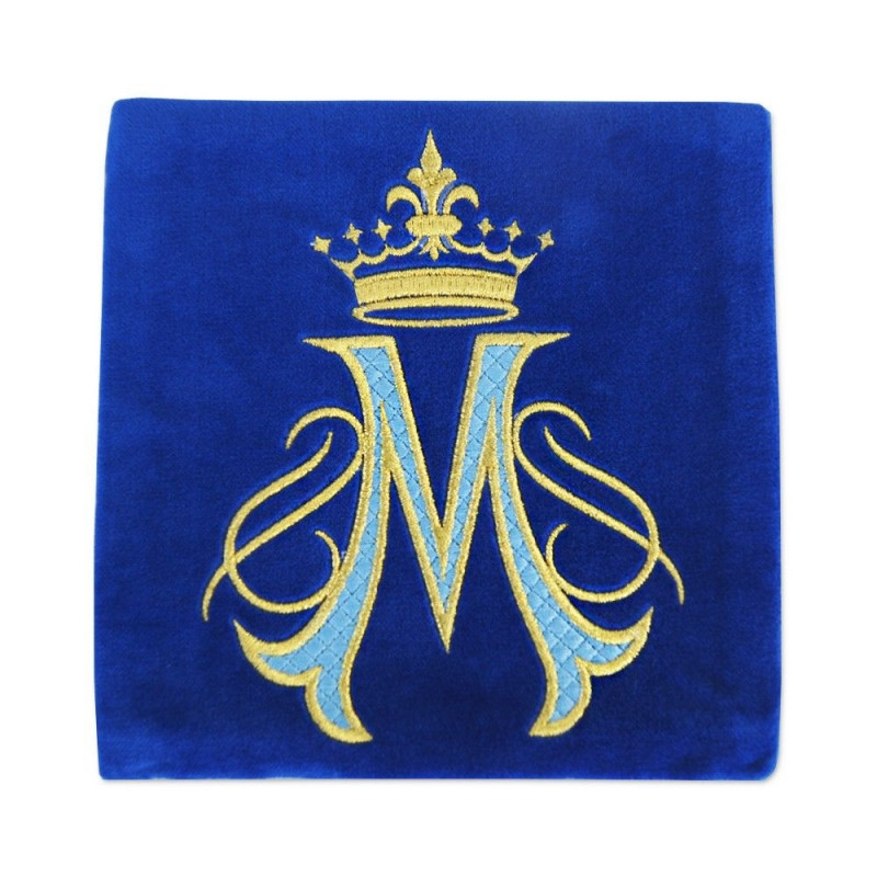 Marian chalice pall - velvet material - Best Catholic Shop
