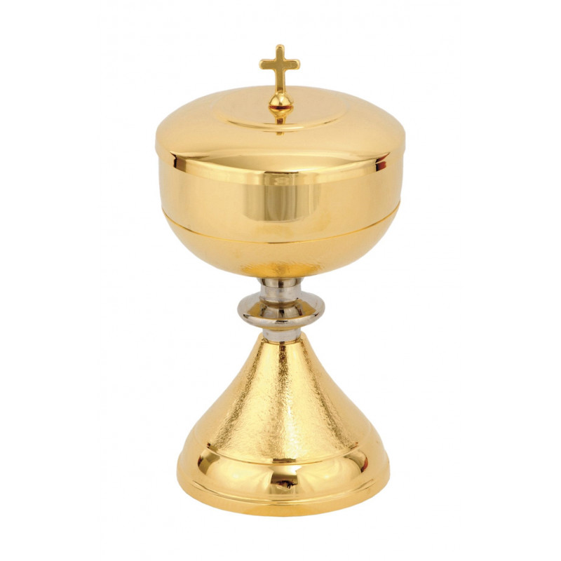 Ciborium with decorative fluting 17 cm (6.7 inches) - Best Catholic Shop