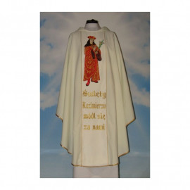 Chasuble with the image of St. Kazimierz