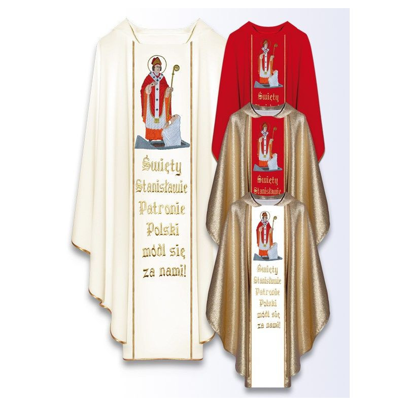 Chasuble with the image of St. Andrzej Bobola - Best Catholic Shop