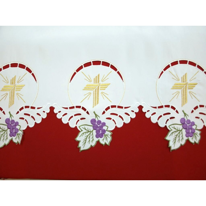 Embroidered altar cloth - Eucharistic design (105) - Best Catholic Shop