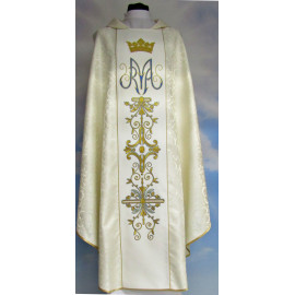 Marian chasuble embroidered (21)