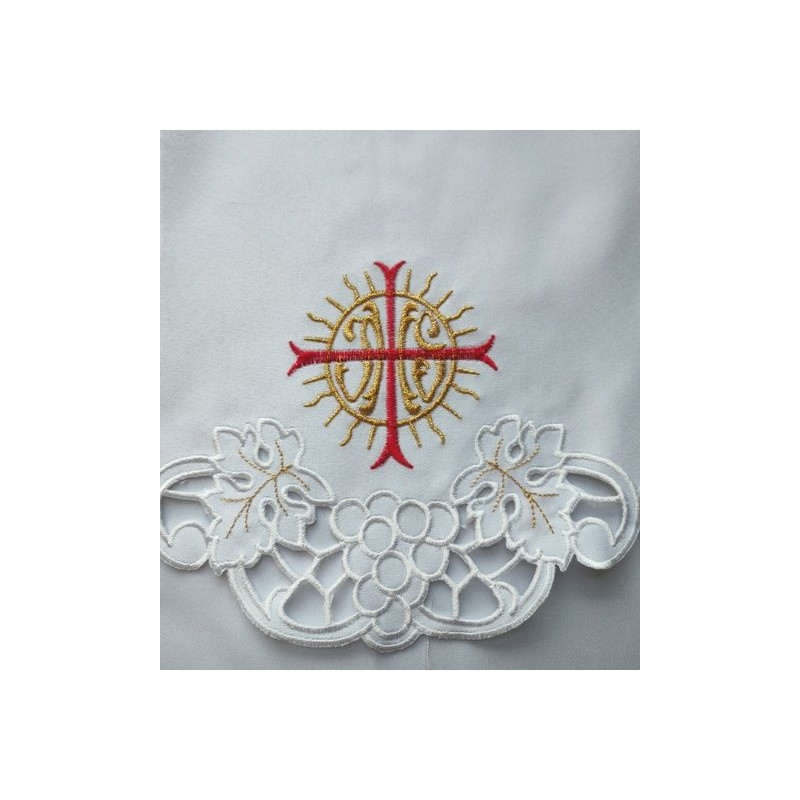 Embroidered altar cloth - Eucharistic design (141) - Best Catholic Shop