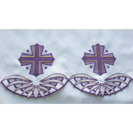 Embroidered altar cloth - Eucharistic design (76)