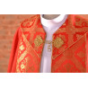 Red cope embroidered damask (59) - Image 2