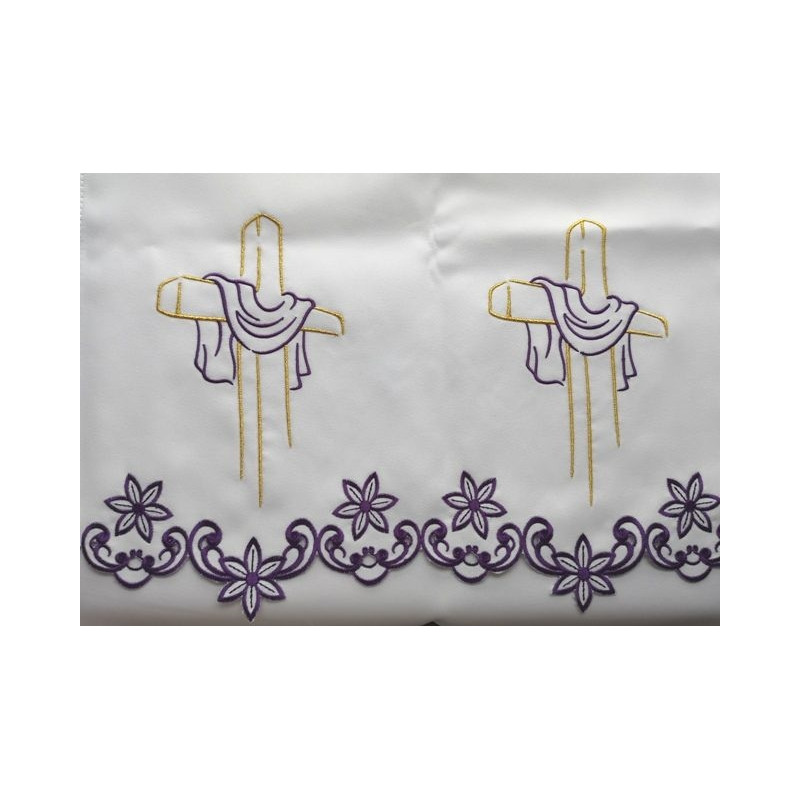 Embroidered altar cloth - Eucharistic design (213) - Best Catholic Shop