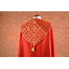 Red cope embroidered damask (59) - Image 3
