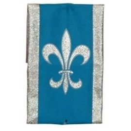 Chalice Veil - blue/silver